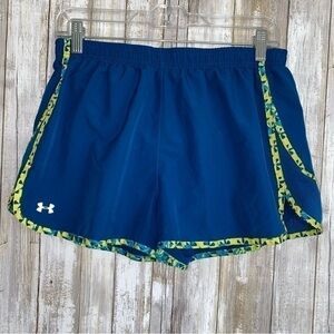 Under Armor Blue Semi Fitted Running Shorts